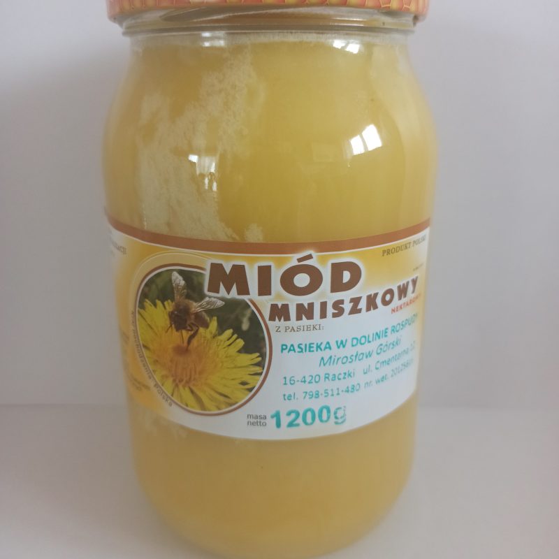 Miód Mniszkowy 1200g 2025r.