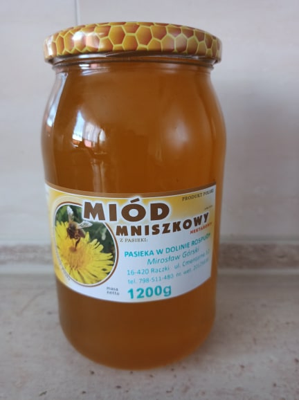 Miód Mniszkowy 1200g 2026r.