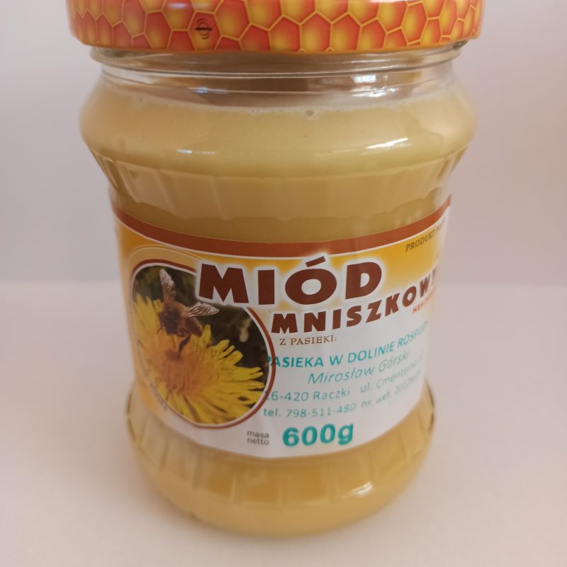 Miód Mniszkowy 600g 2025r.