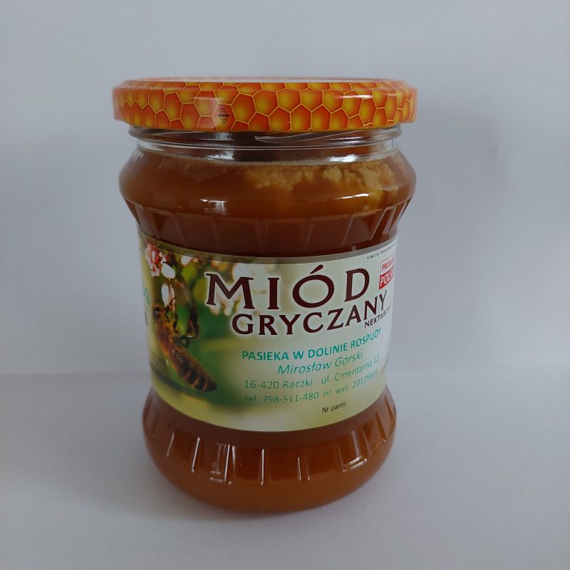 Miód Gryczany 600g 2024r.