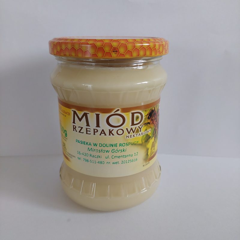 Miód Rzepakowy 600g   2025r.